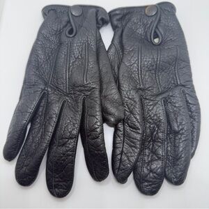 Burberry Black Label Deerskin Leather Gloves 25cm Men’s Large